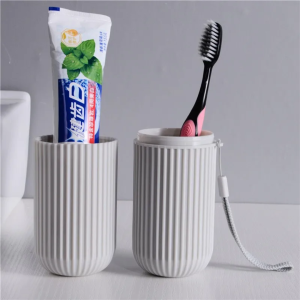 Toothbrush Travel Rinsing Cup Grey